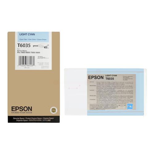 Epson cartuccia C13T603500, T6035 foto ciano