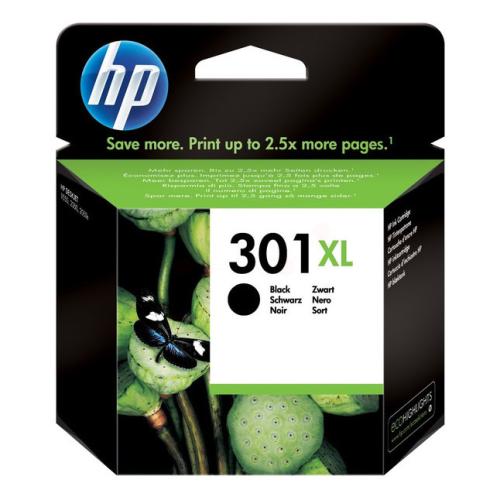 HP cartuccia CH563EE, 301XL nero (alta capacità)