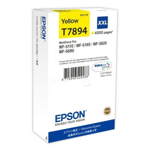 Epson cartuccia C13T789440, T7894XXL giallo (alta capacità)