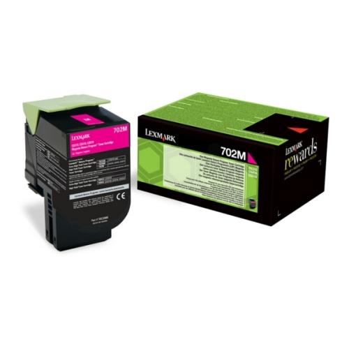 Lexmark cartuccia toner 70C20M0, 702M magenta (Return)