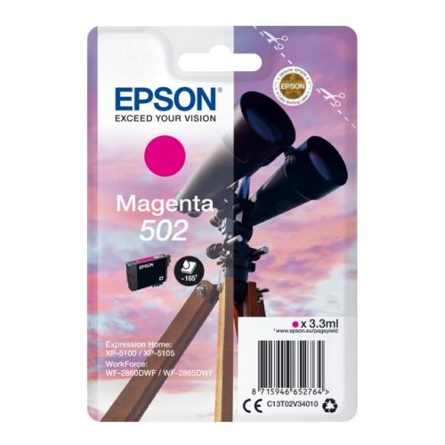 Epson cartuccia C13T02V34010, 502 magenta