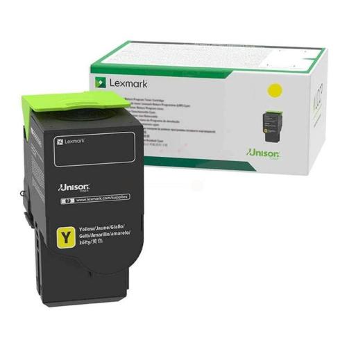 Lexmark cartuccia toner 78C2XY0, 078C2XY0 giallo (Return, alta capacità)