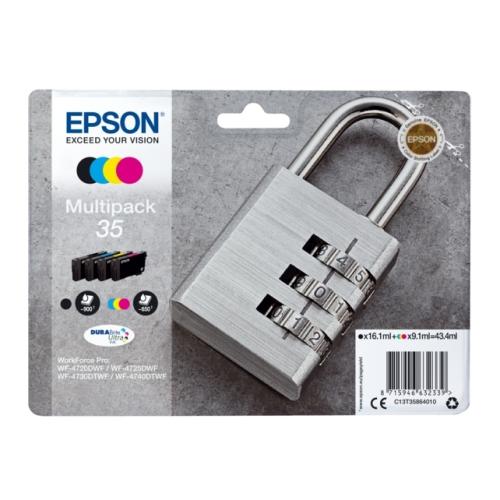 Epson cartuccia C13T35864010, 35 nero / ciano / magenta / giallo (multipack)
