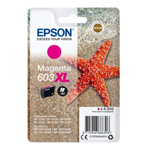 Epson cartuccia C13T03A34010, 603XL magenta (alta capacità)
