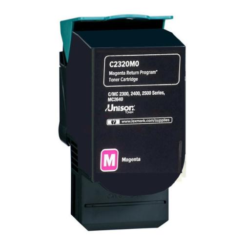 Lexmark cartuccia toner C242XM0, 0C242XM0 magenta (Return, alta capacità)