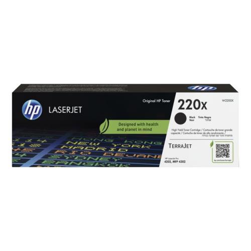 HP cartuccia toner W2200X, 220X nero (alta capacità)