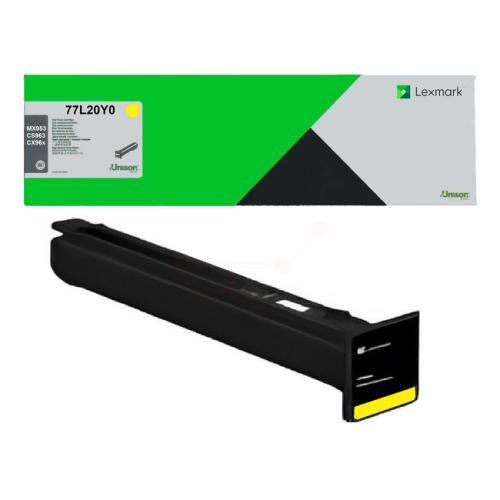 Lexmark cartuccia toner 77L20Y0, 077L20Y0 giallo (Return)