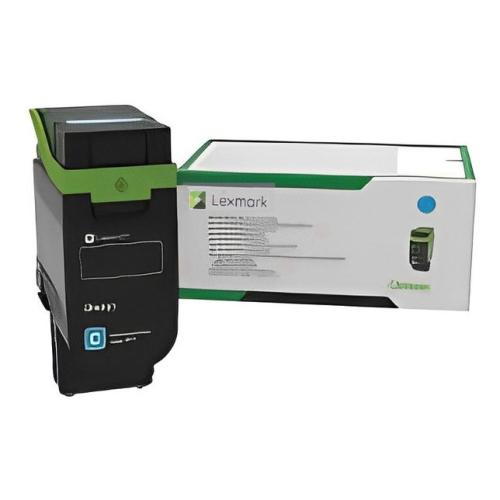 Lexmark cartuccia toner 75M2HC0, 075M2HC0 ciano (Return, alta capacità)