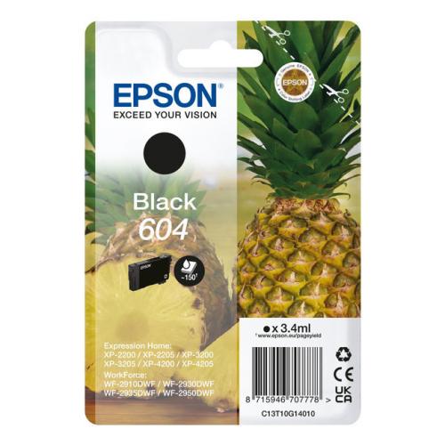 Epson cartuccia C13T10G14010, 604 nero