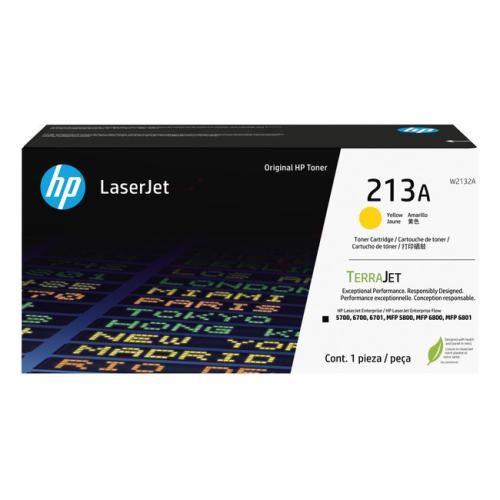 HP cartuccia toner W2132A, 213A giallo