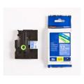 Brother tape TZE535 bianco su blu, 12mm, laminato