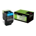 Lexmark cartuccia toner 80C2HC0, 802HC ciano (Return)